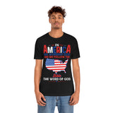 2USAR  In America We Worship God t shirt