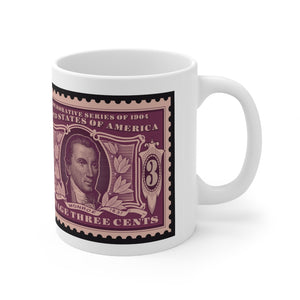 2JMSM  James Monroe US Stamp mug