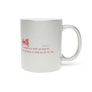 25SGM  Silver and Gold Christian Mug