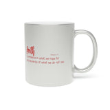 25SGM  Silver and Gold Christian Mug