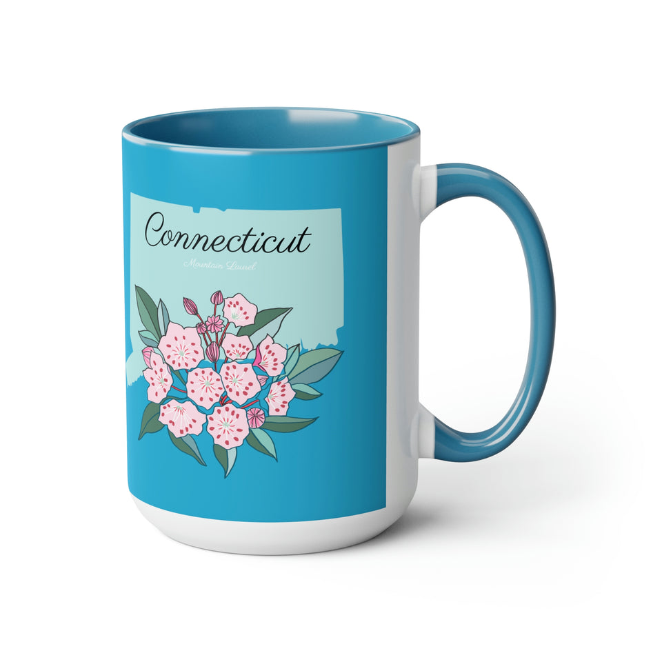 7SFM  Connecticut State Flower Mug