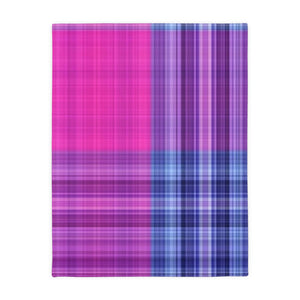 17CB  Colorful Plaid Blanket