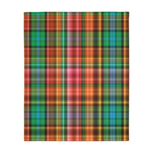 63CB  Colorful Plaid Blanket