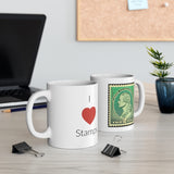 2WSM  George Washington Postage Stamp Mug