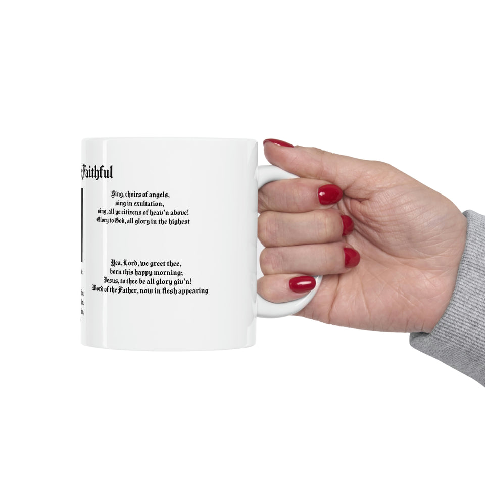 38H  O Come All Ye Faithful Mug