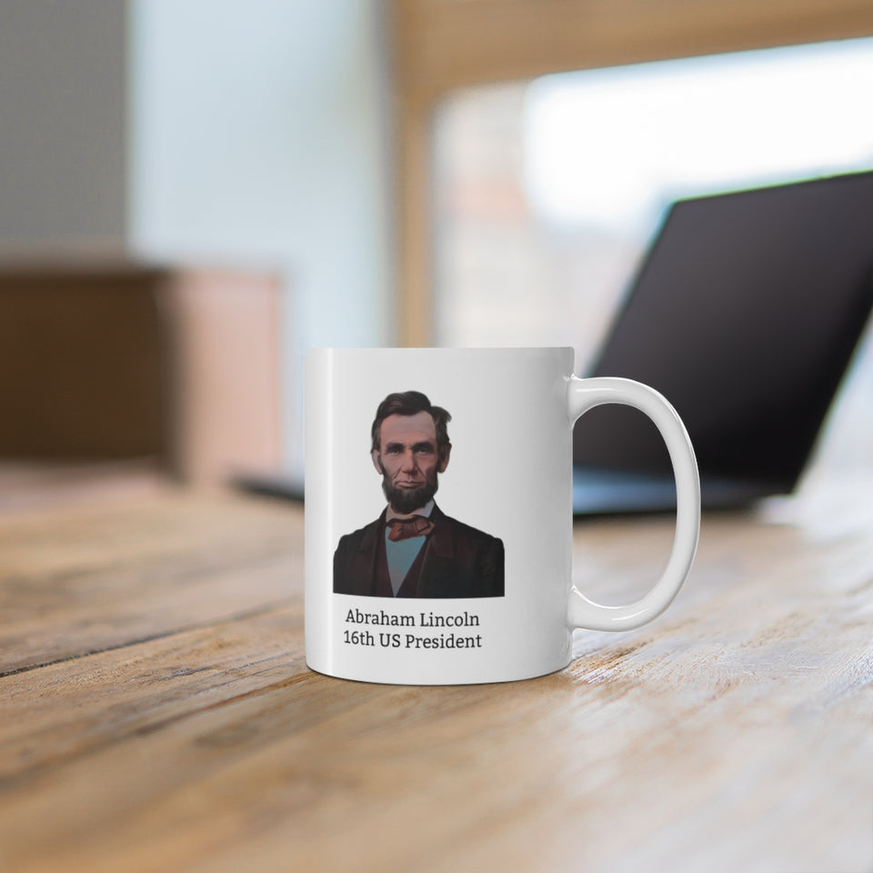 3ALM  Abraham Lincoln Historical quote mug