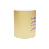 32SGM Silver and Gold Christian Mug