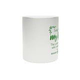 58SGM  Silver and Gold Christian Mug