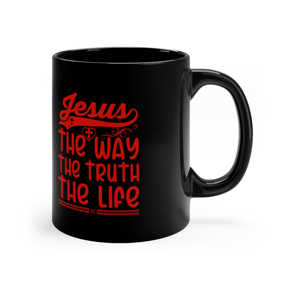 24BM  Black Christian Mug