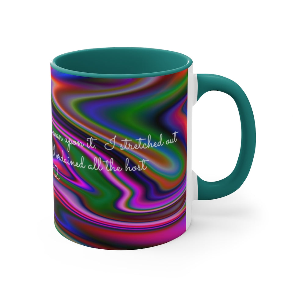 51CMSM  Colorful Marble Isaiah 45:12  Mug
