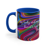 71CMSM  Colorful Marble Psalms 73:26 Mug