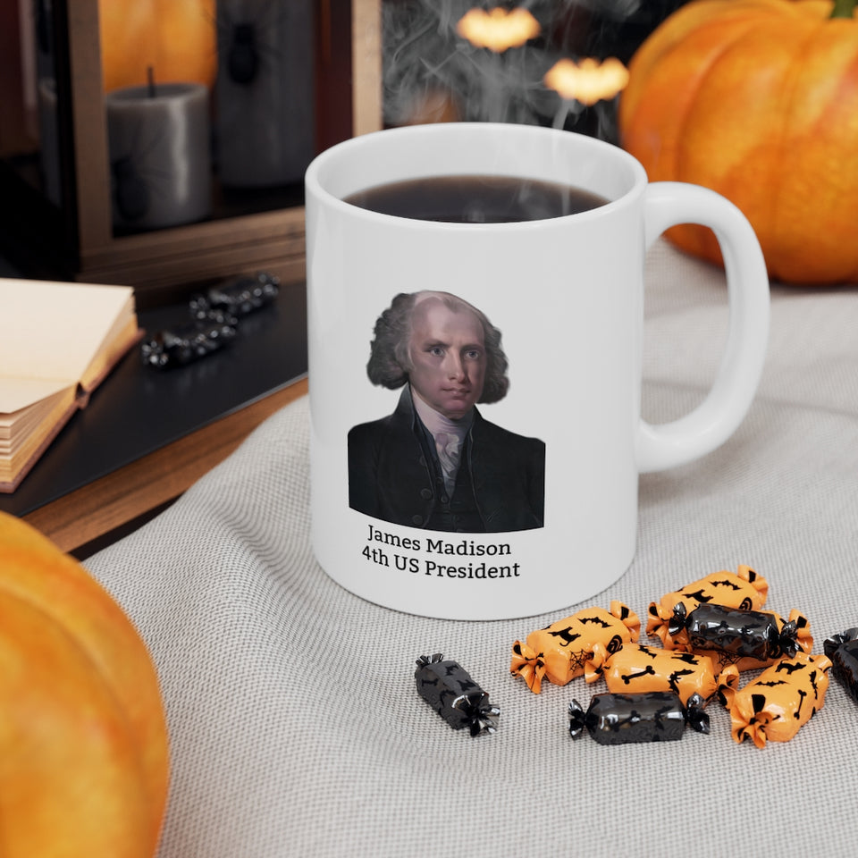 9JMM  James Madison Historical Quote Mug
