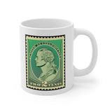 2WSM  George Washington Postage Stamp Mug