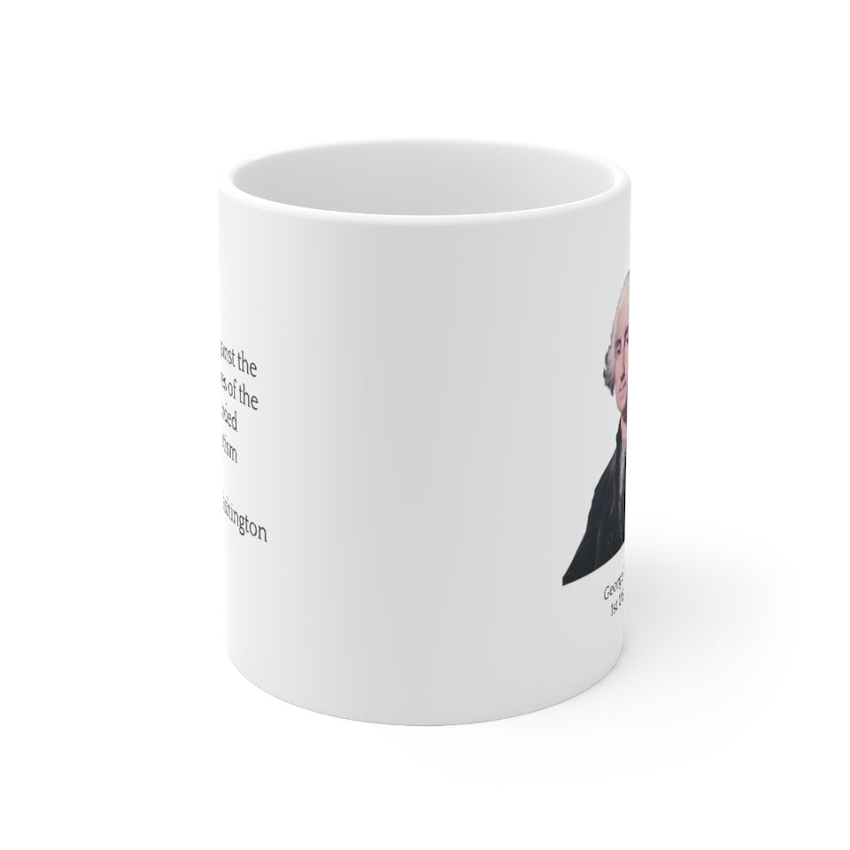 3WQM George Washington Historical quote mug