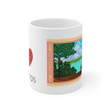 2NPS  Glacier National Park Stamp Mug