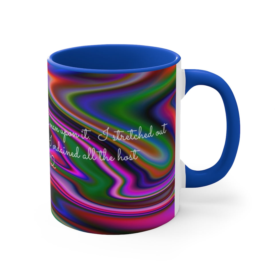 51CMSM  Colorful Marble Isaiah 45:12  Mug