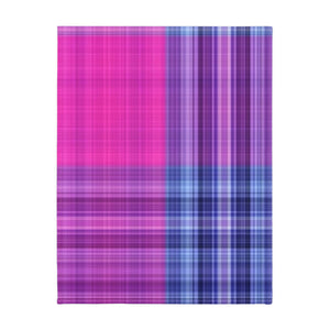 17CB  Colorful Plaid Blanket