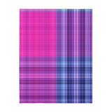 17CB  Colorful Plaid Blanket