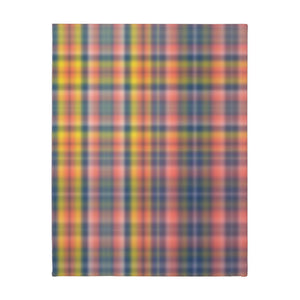 3CB  Colorful Plaid Blanket