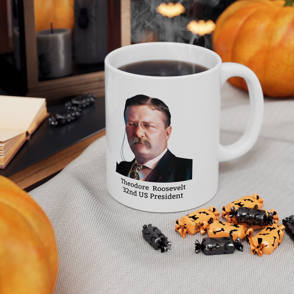 11TRQM  Theodore Roosevelt Historical Quote mug