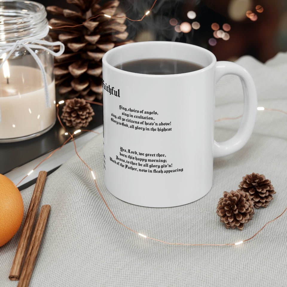 38H  O Come All Ye Faithful Mug