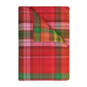 62CB  Colorful Plaid Blanket