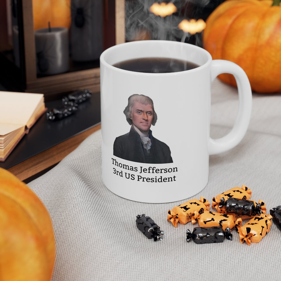 9TJQM  Thomas Jefferson Historical quote mug