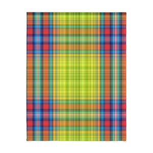 64CB  Colorful Plaid Blanket