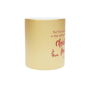 21SGM Silver and Gold Christian Mug