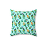 47PCF  Peacock Feather Pillows
