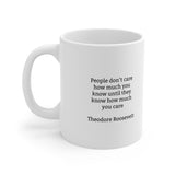 12TRQM  Theodore Roosevelt Historical Quote mug