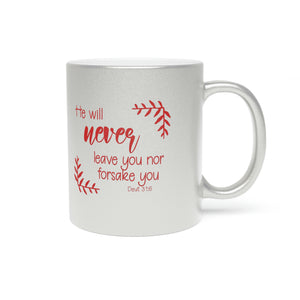 53SGM   Silver and Gold Christian Mug