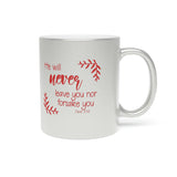 53SGM   Silver and Gold Christian Mug