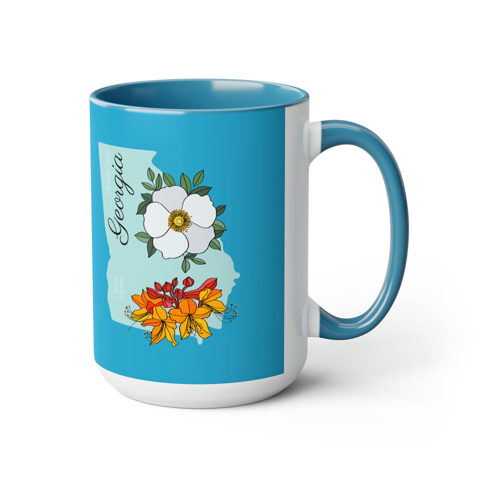 10SFM  Georgia State Flower Mug