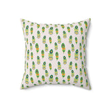 42PCF  Peacock Feather Pillow