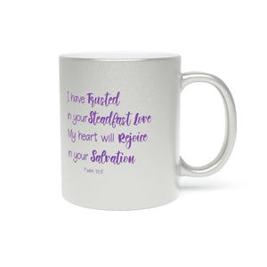 32SGM Silver and Gold Christian Mug