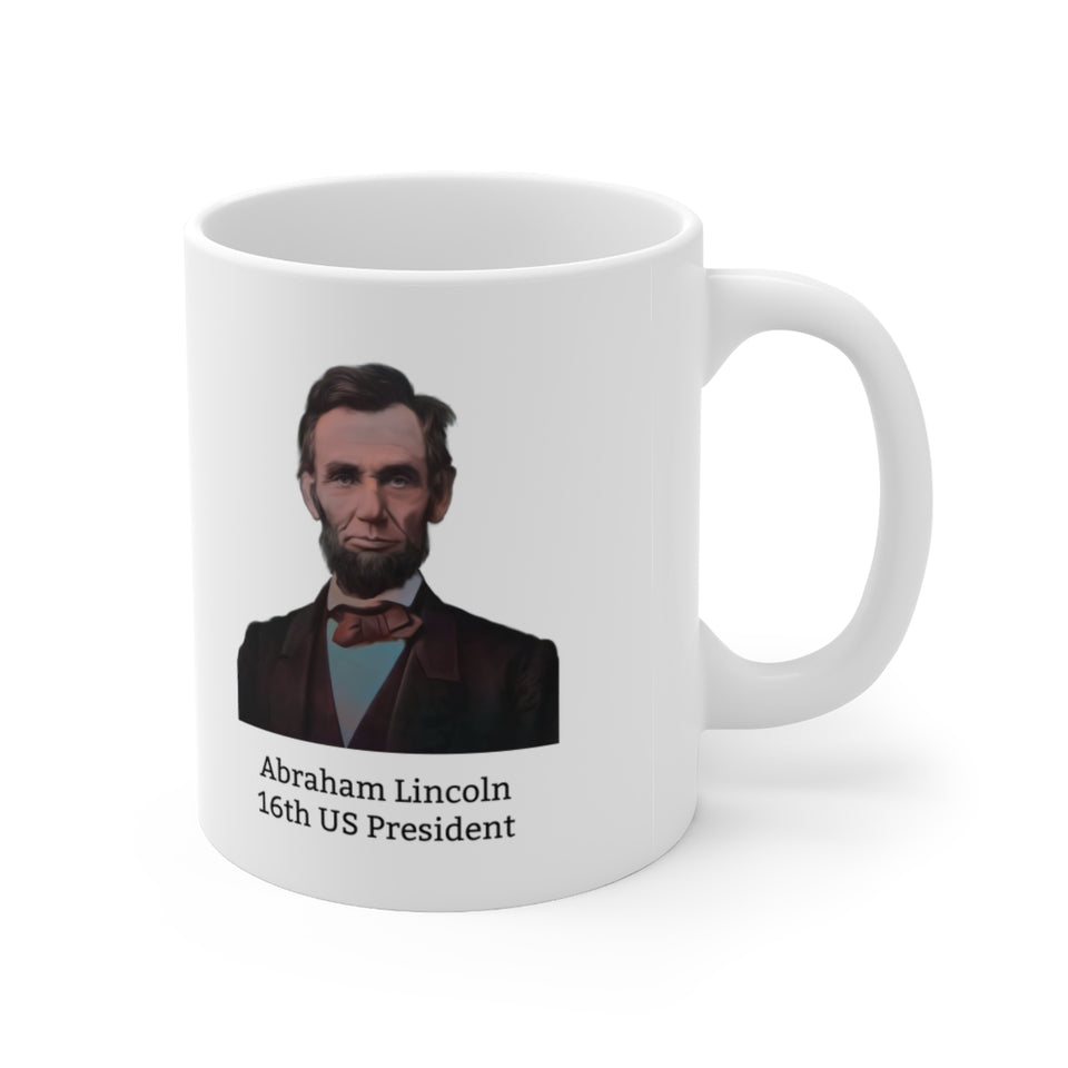 6ALM  Abraham Lincoln Historical Quote mugs