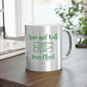 30SGM  Silver and Gold Christian Mug