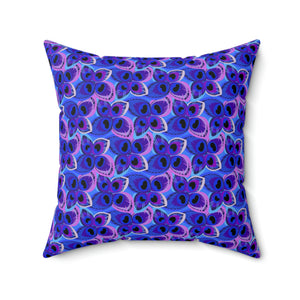 21PCF  Peacock Feather Pillow
