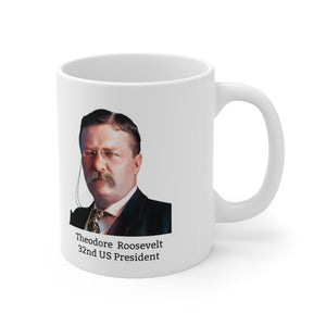 8TRQM  Theodore Roosevelt Historical Quote mug