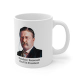 8TRQM  Theodore Roosevelt Historical Quote mug
