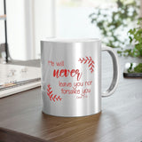 53SGM   Silver and Gold Christian Mug