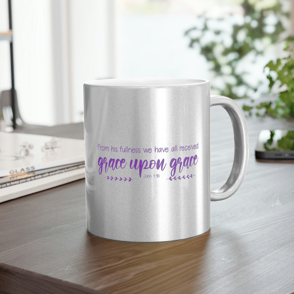 28SGM Silver and Gold Christian Mug