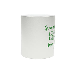 30SGM  Silver and Gold Christian Mug
