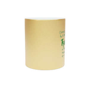 22SGM  Silver and Gold Christian Mug