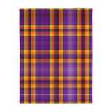40CB  Colorful Plaid Blanket