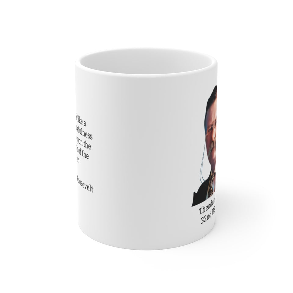 6TRQM  Theodore Roosevelt Historical quote mug