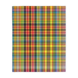 59CB  Colorful Plaid Blanket
