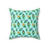 47PCF  Peacock Feather Pillows