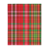 62CB  Colorful Plaid Blanket